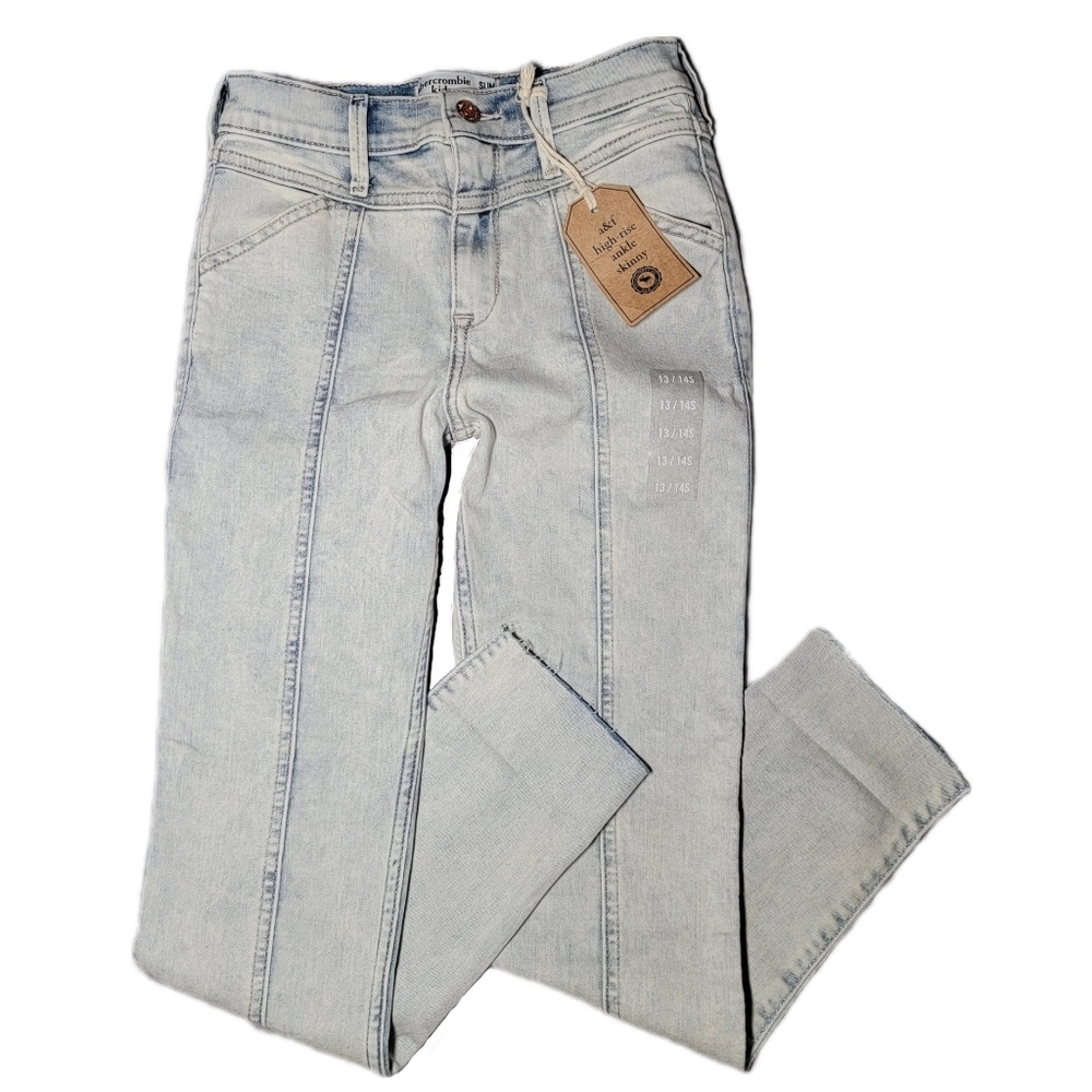 Abercrombie and Fitch Kids High Rise Ankle Skinny Jeans